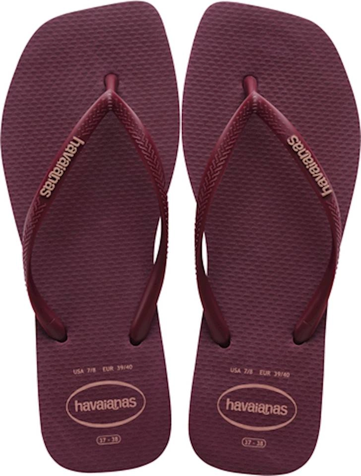Chinelo Ad Havaianas Slim Square Logo Pop Roxa 5143