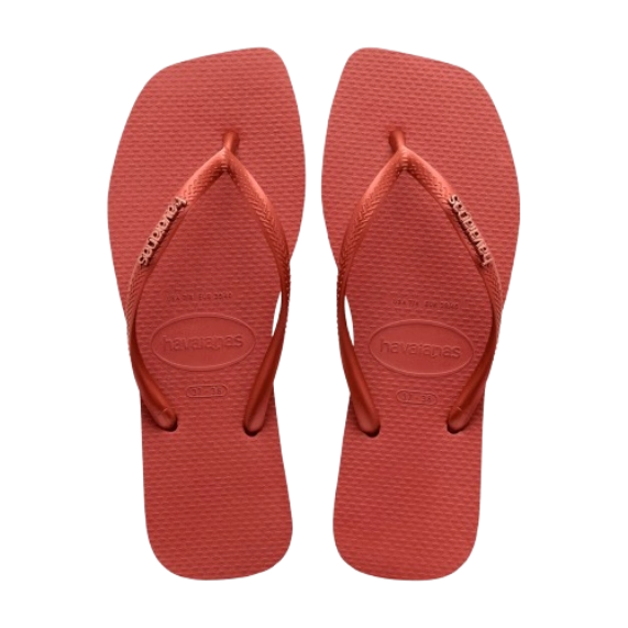 Chinelo Blood Orange Slim Postcard Havaianas Printed Slim N° 37/38