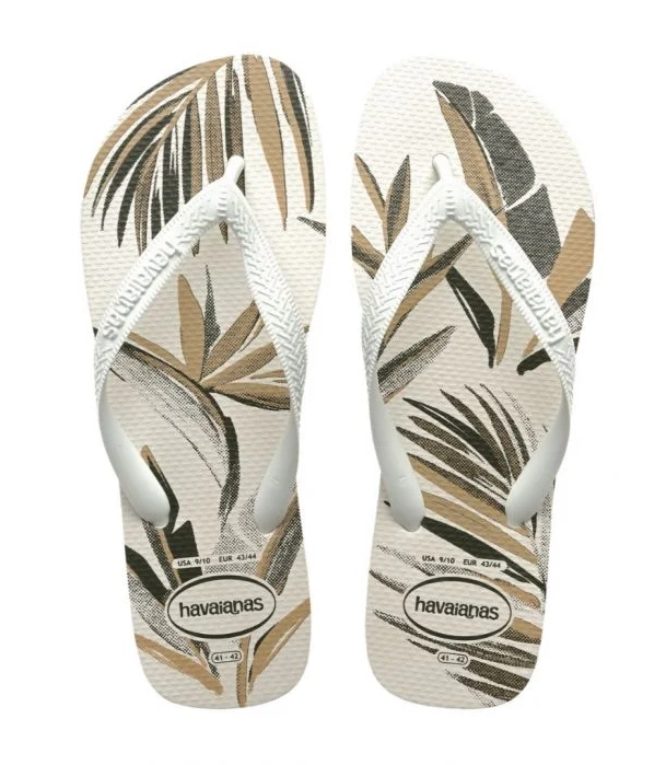 Sandalia Havaianas Aloha Bco/v.olivia N°43 44