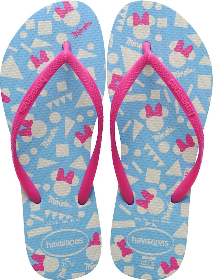 Chinelo Infantil Havaianas Slim Disney Azul