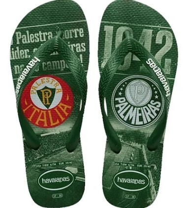 Chin Hav Top Time Palmeiras Verde 37/38 Par
