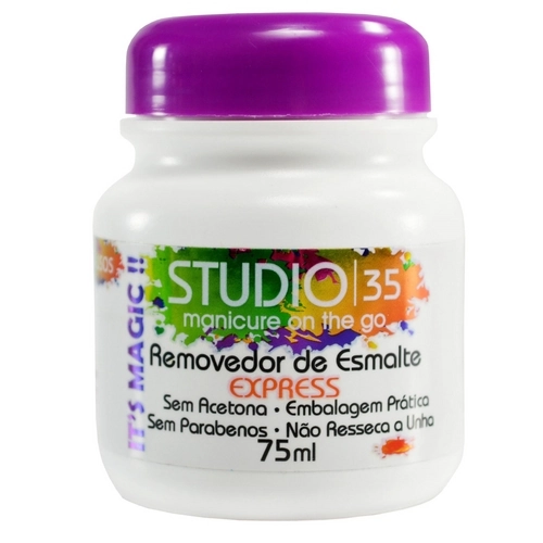 Studio 35 Removedor De Esmalte Express Sem Acetona