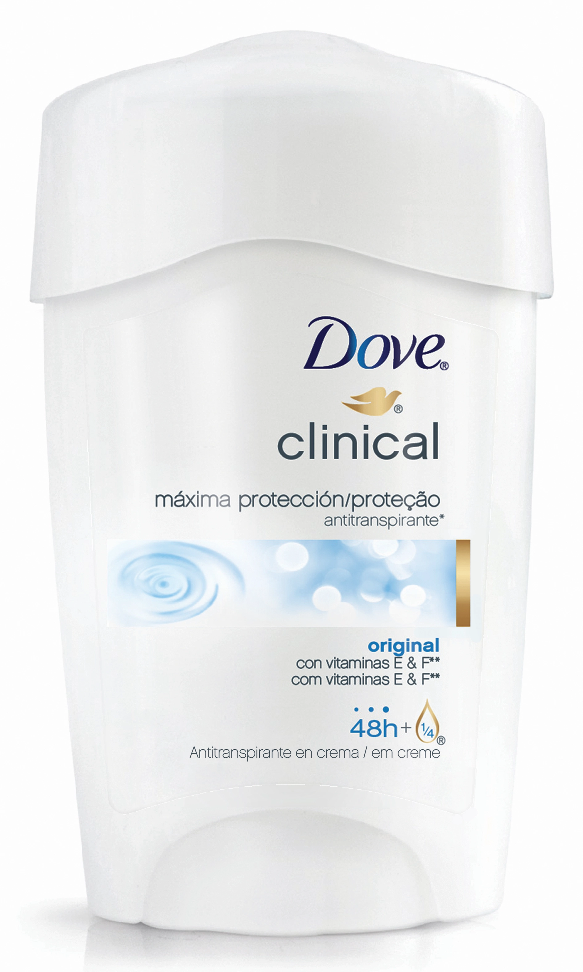 Desodorante Antitranspirante Dove Clinical Original 48g