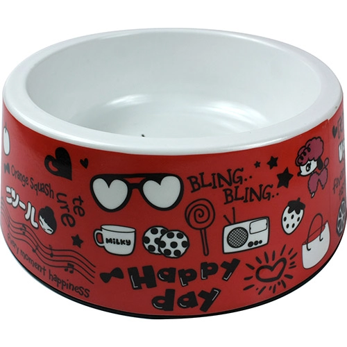 Comedouro Para Cães Vermelho Grande Jambo Pet