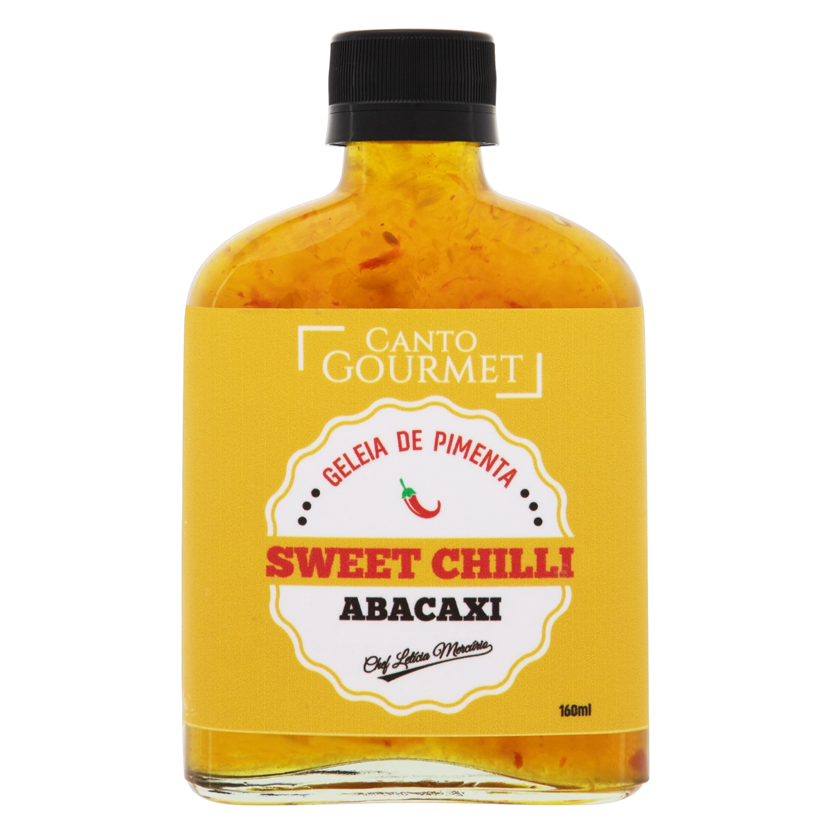 Geleia Pimenta E Abacaxi Canto Gourmet Vidro 160ml