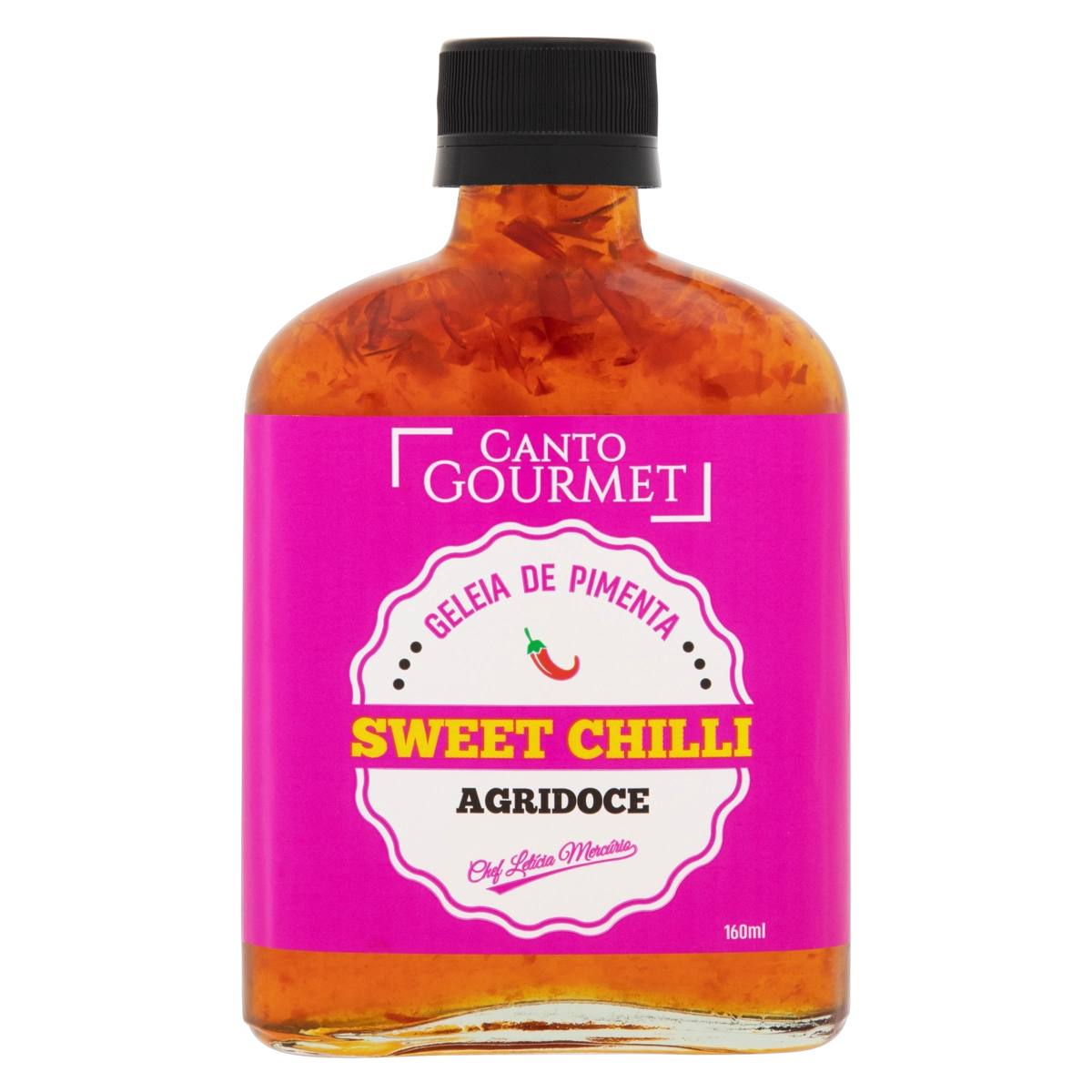 Geleia Agridoce Pimenta Canto Gourmet Vidro 160ml