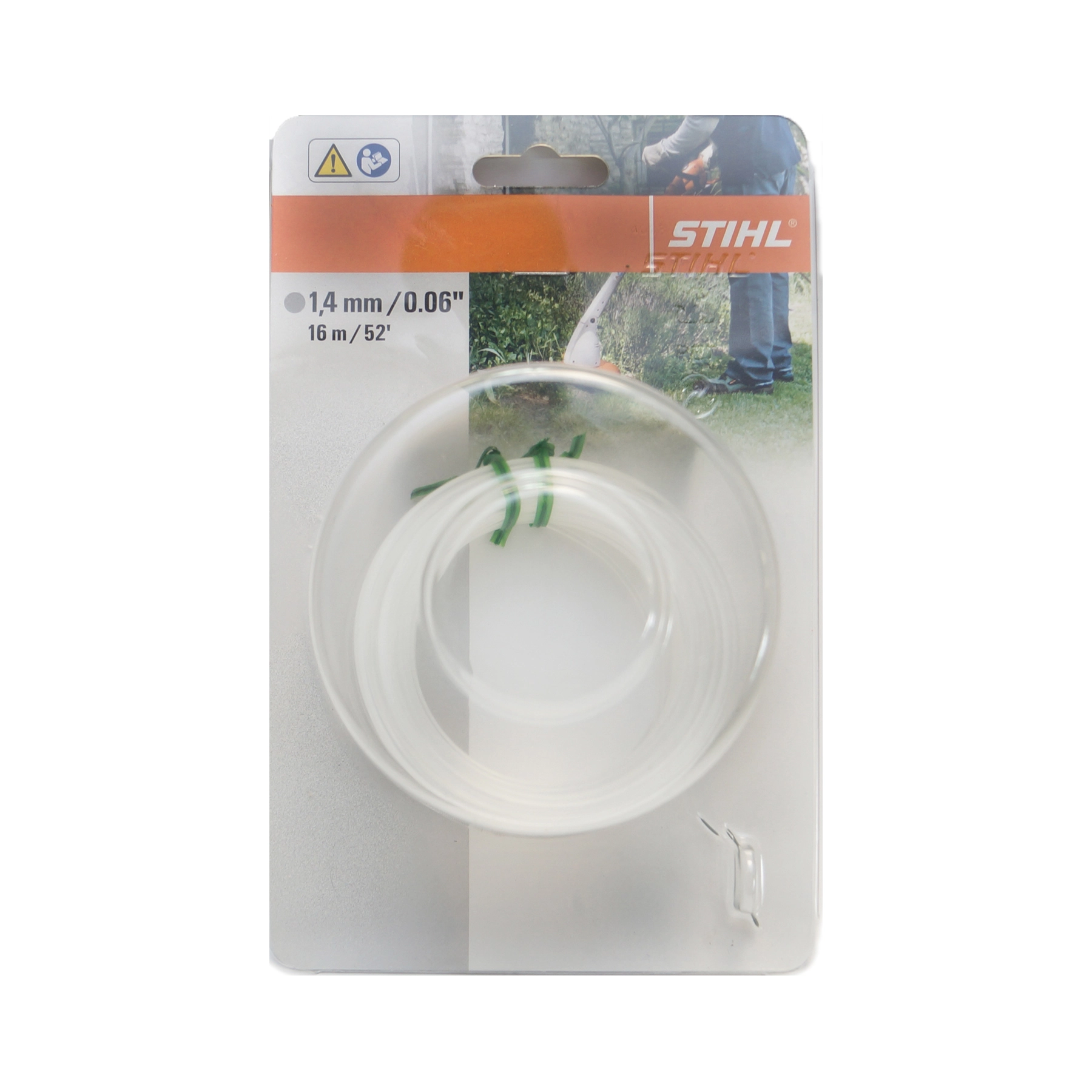 Fio de Nylon 1,4mm 16m Transparente Stihl