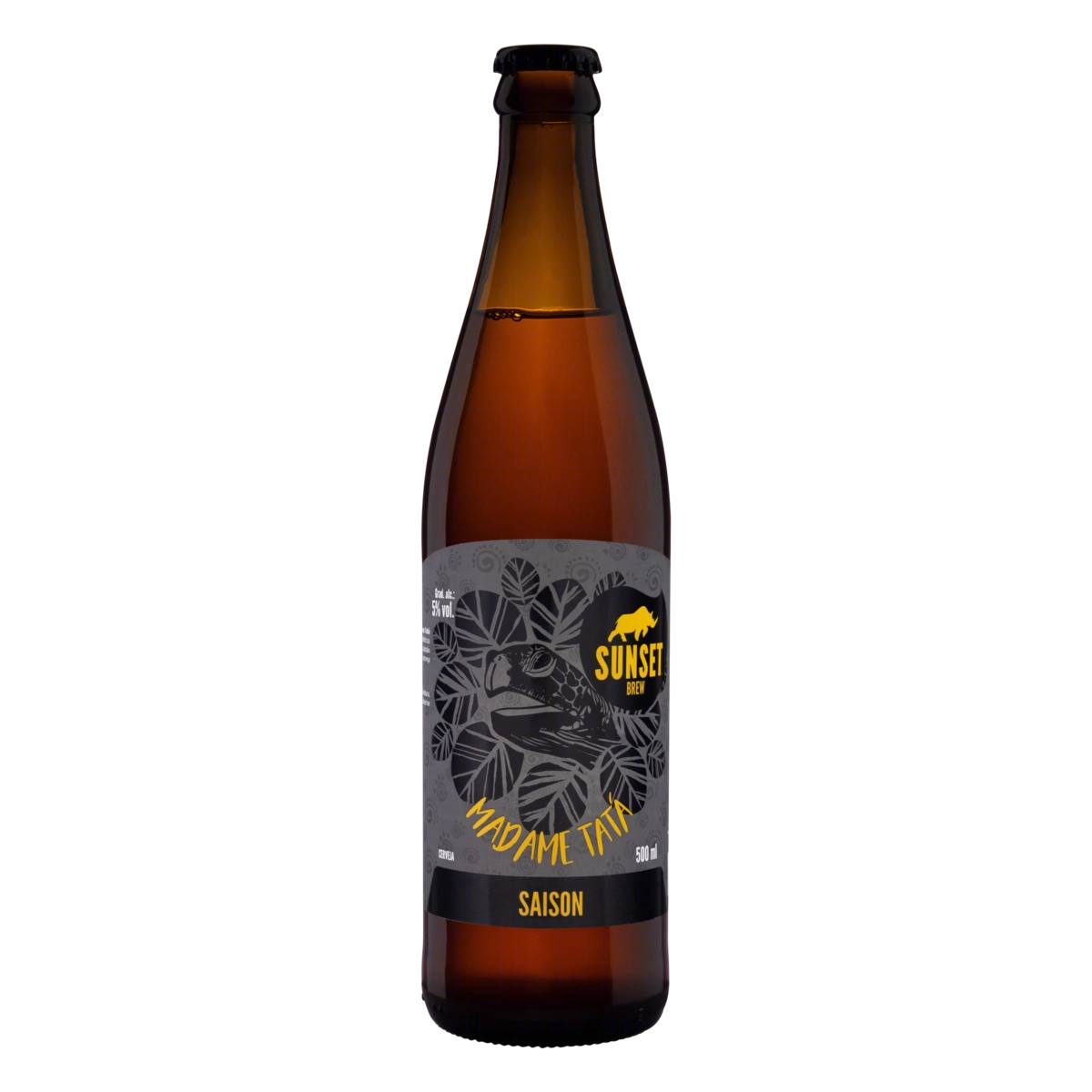 Cerveja Saison Madame Tatá Sunset Brew Garrafa 500ml