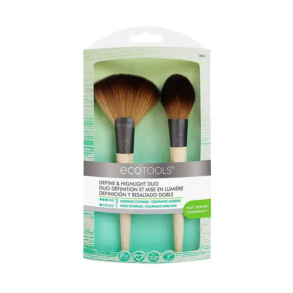 Pincel Aplicador Ecotools Define And Highlight Duo 1un