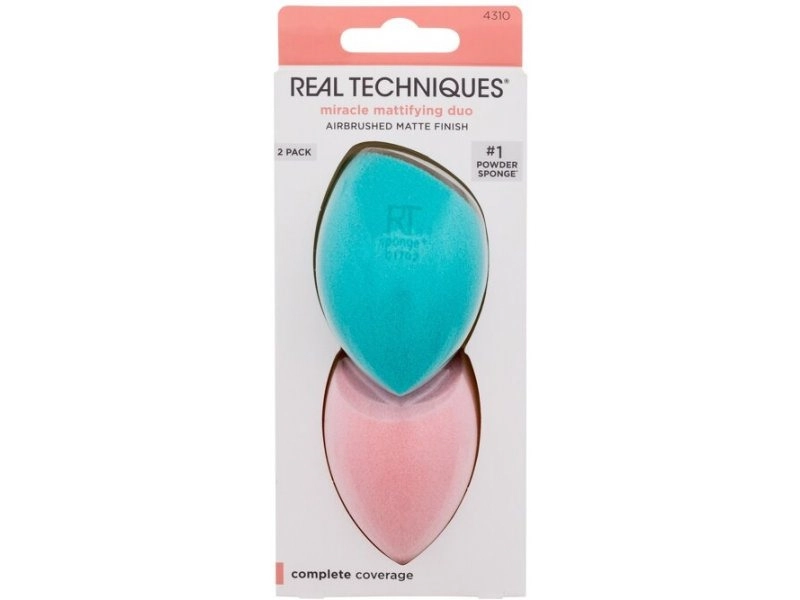 Kit Esponja P/maquiagem Real Techniques Maticante P/po C/2un