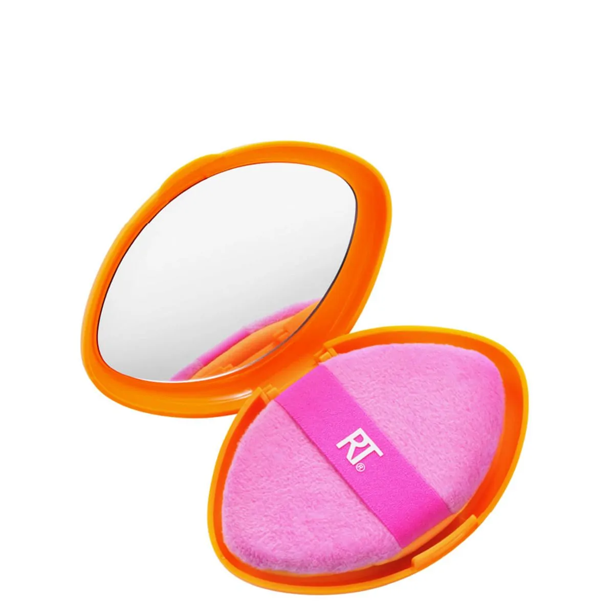 Esponja Puff 2 em 1 Real Techniques com Estojo - Laranja