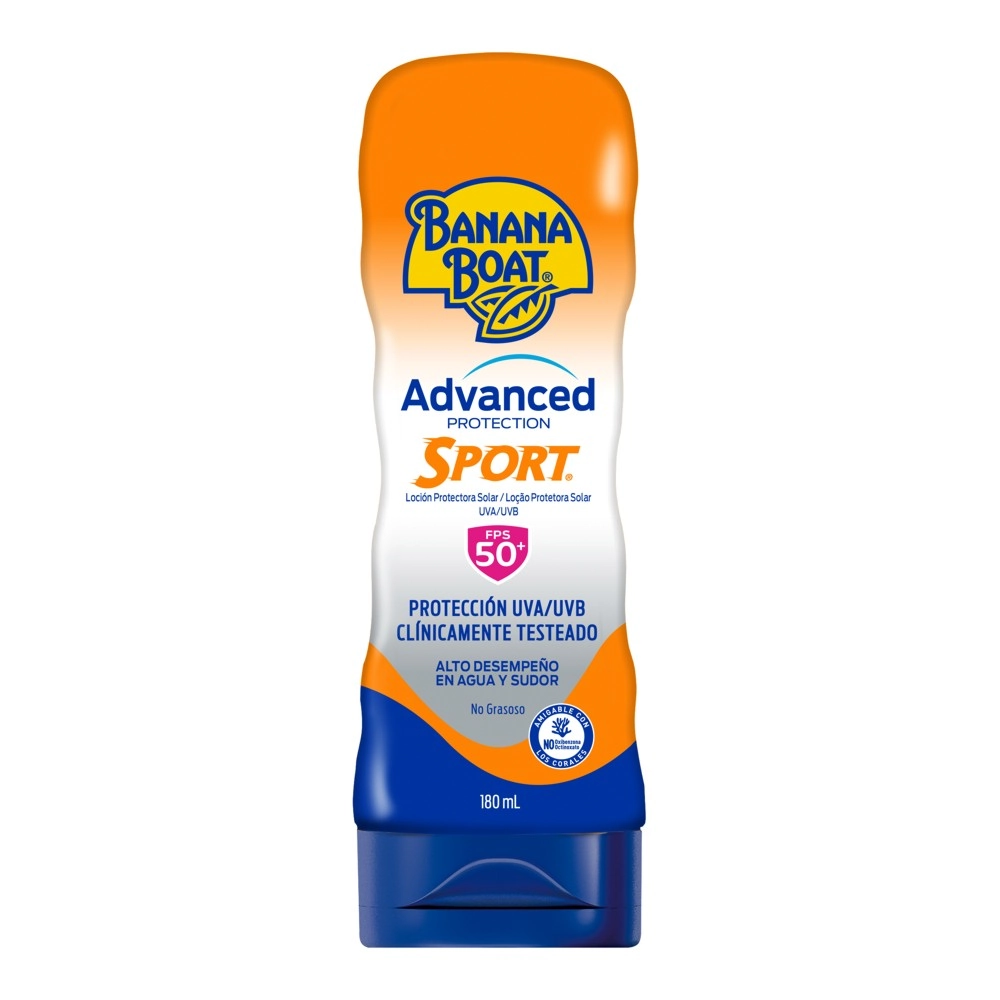 Protetor Solar Advanced Protection Sport Grape Fps50 Banana Boat 180ml