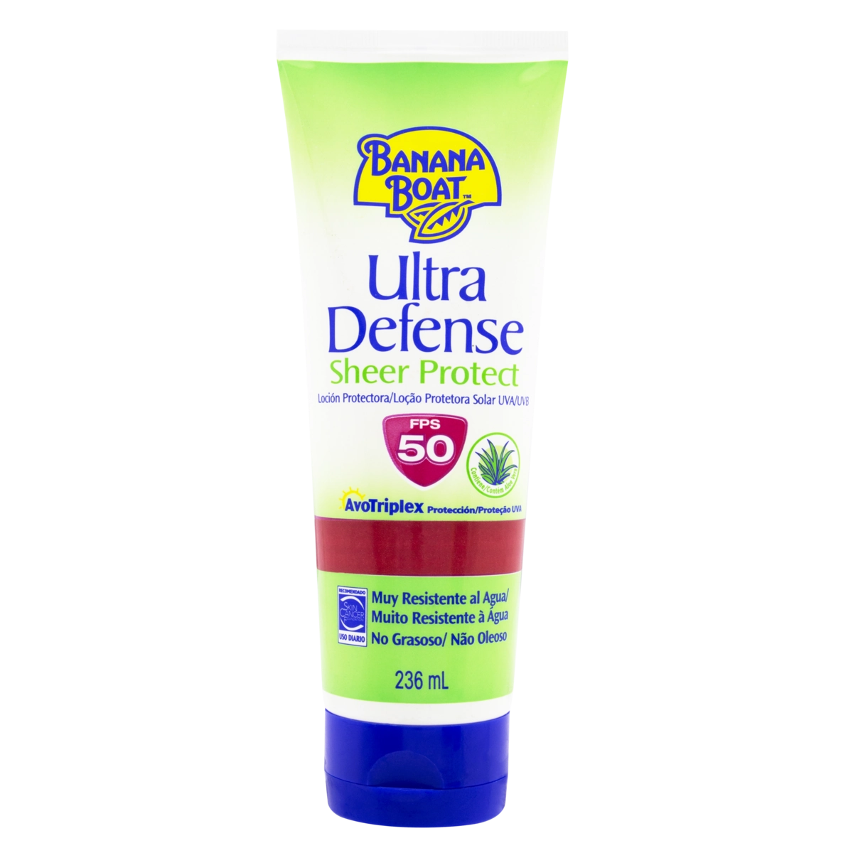 Protetor Solar Loção Ultra Defense Fps 50 Banana Boat Bisnaga 236ml