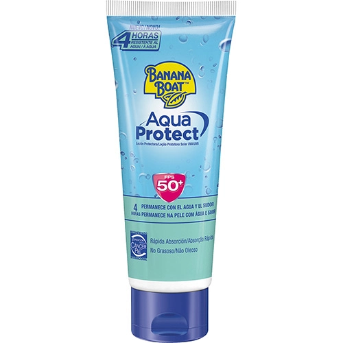 Protetor Solar Loção Aqua Protect Fps 50 Banana Boat Bisnaga 118ml