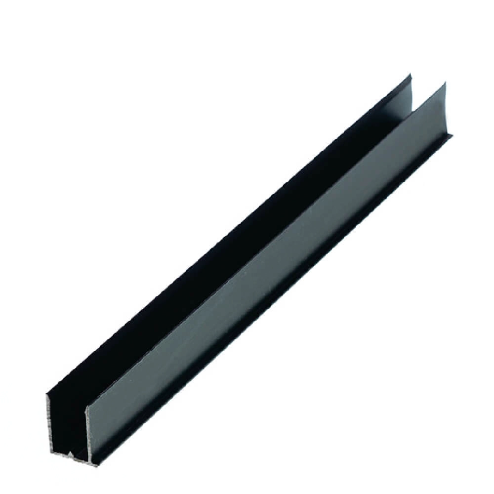 Perfil U 4mm Bronze - 6,00m - Cortado C/ 3m P/ Envio