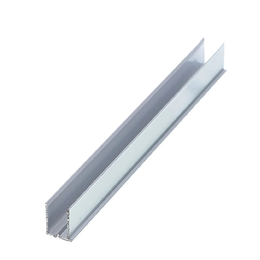 Perfil U 6mm Branco - 6,00m - Cortado C/ 3m P/ Envio