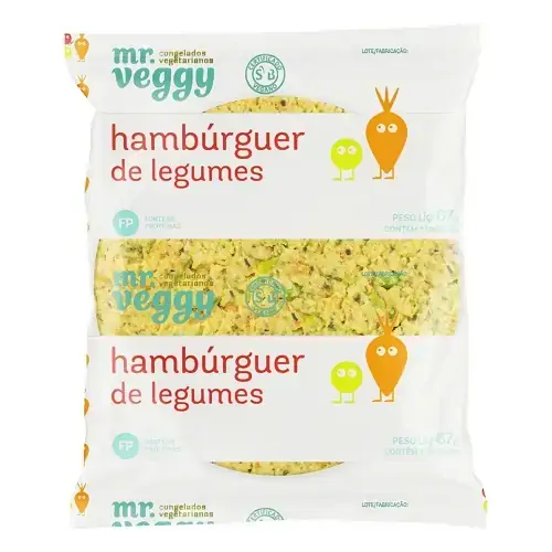 Hambúrguer De Legumes Mr. Veggy Pacote 67g