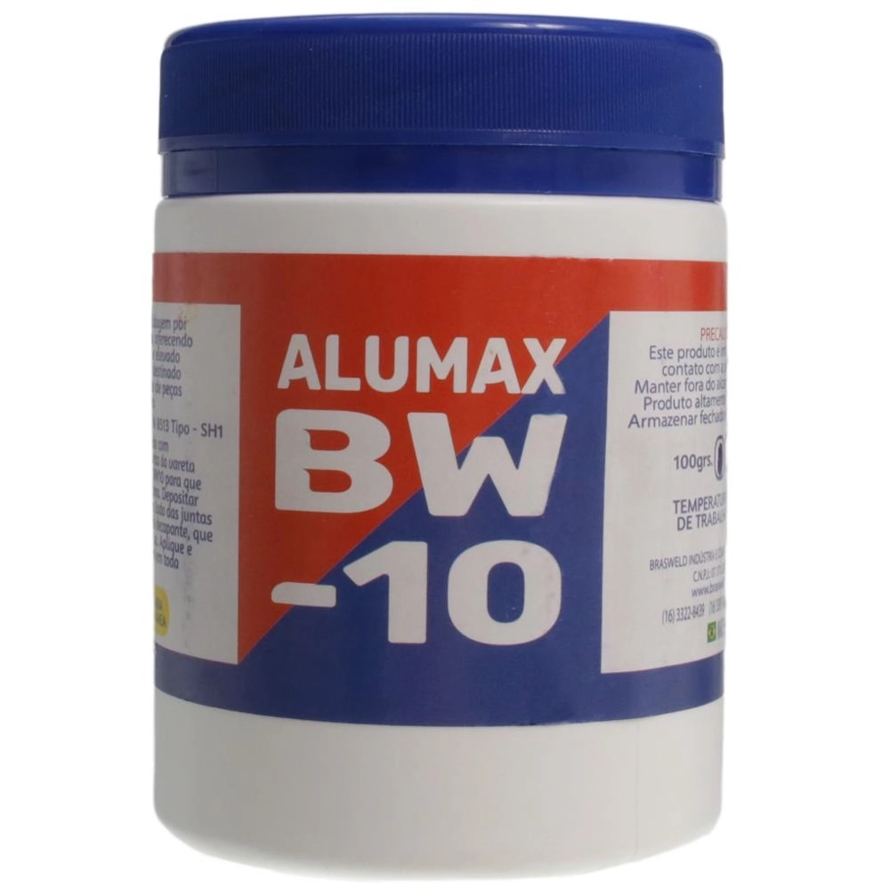 Fluxo Para Solda Alumínio 100g Alumax Bw-10