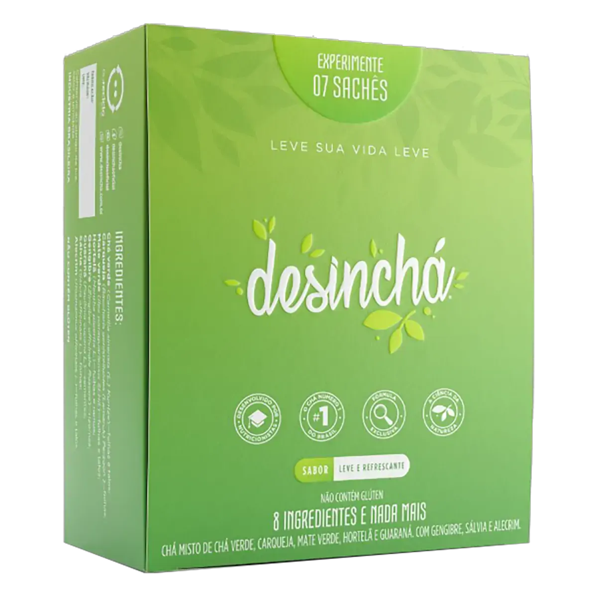 Chá 8 Ingredientes Desinchá Caixa 10g 7 Unidades
