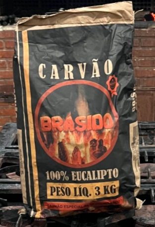 Carvao Brasido P/churrasco 3k