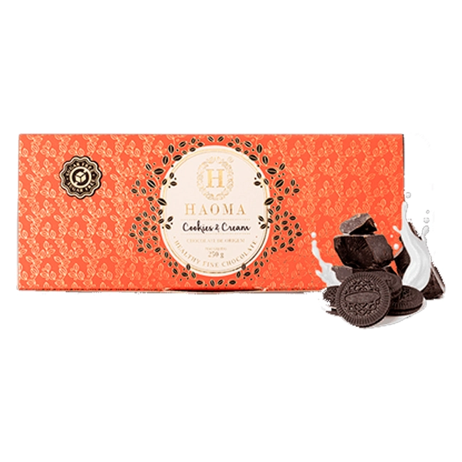 Barra De Cookies E Cream Haoma 250g