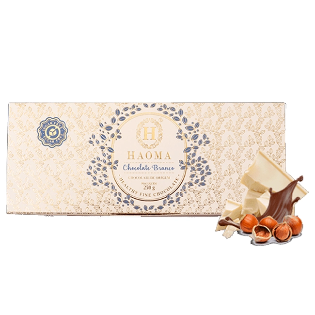 Barra De Choc Branco C/recheio Avela Haoma 250g