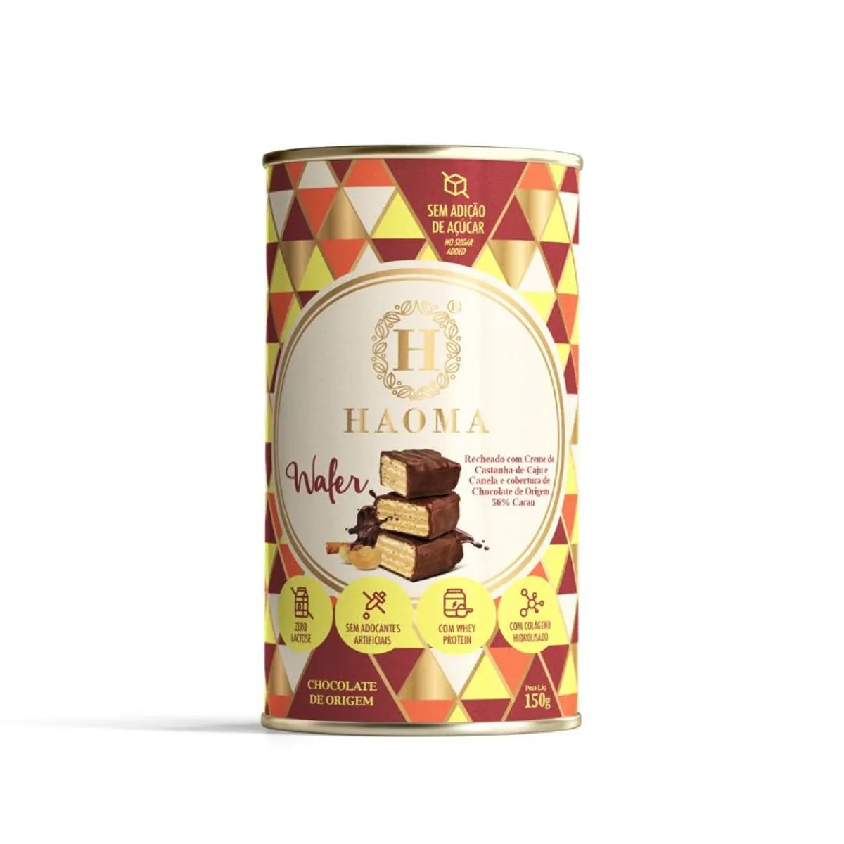 Wafer Cast Caju Canela Haoma 150g