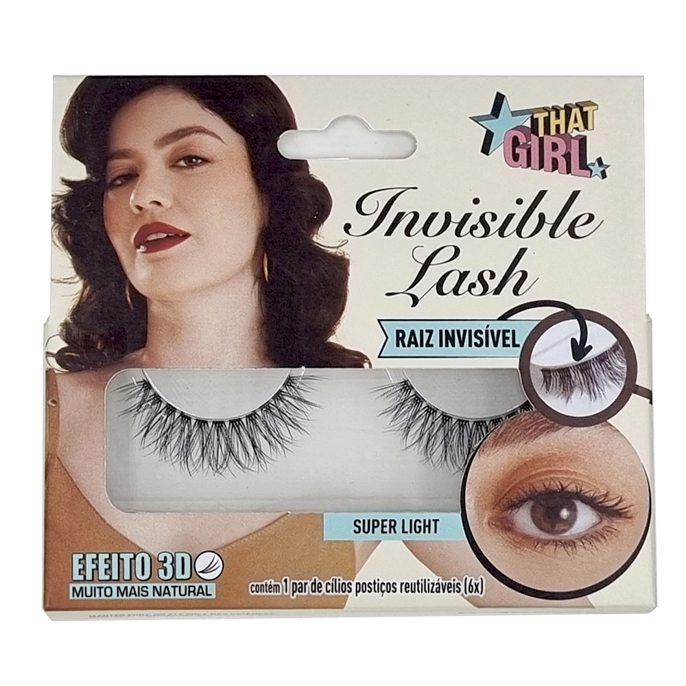 Invisible Lash 3d Cilios Postiaos Super