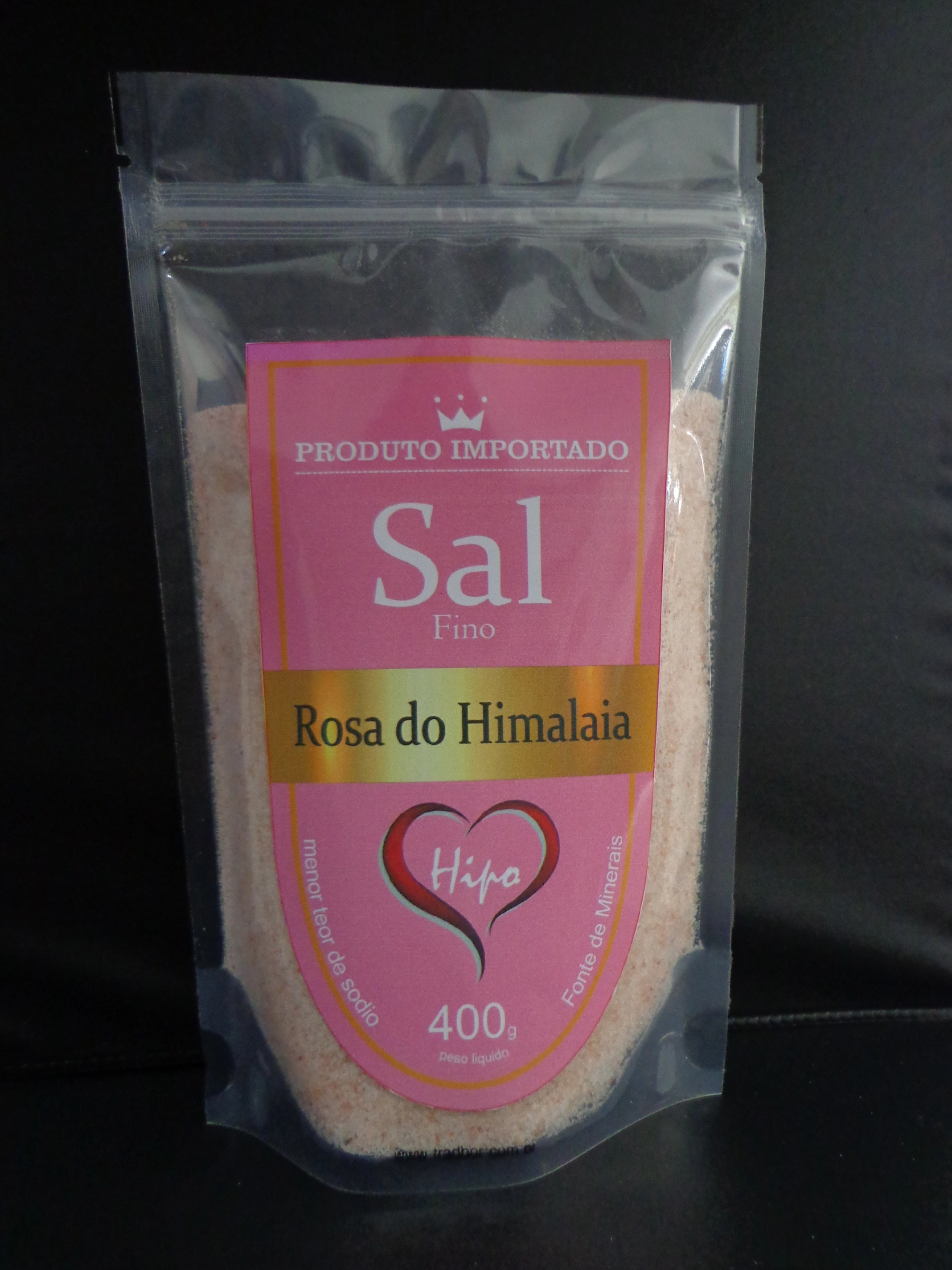Sal Rosa Do Himalaia Hipo Fino 400g