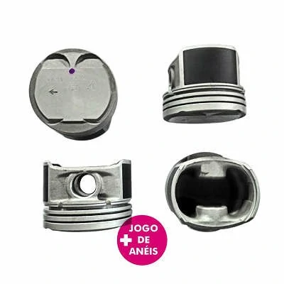 Jogo de Pistão com Anel (0.50) Gasolina - APEX APXSD4D050