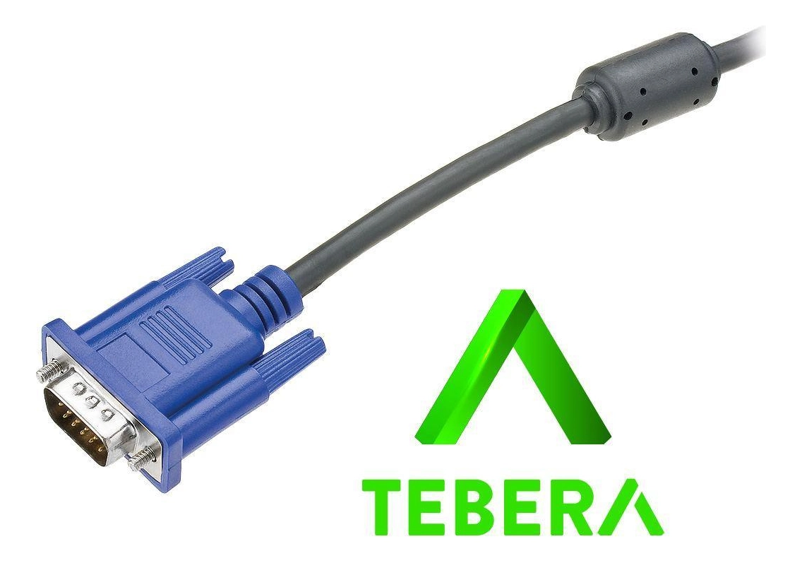 Cabo Vga Macho + Vga Macho Preto 20m C/filtro
