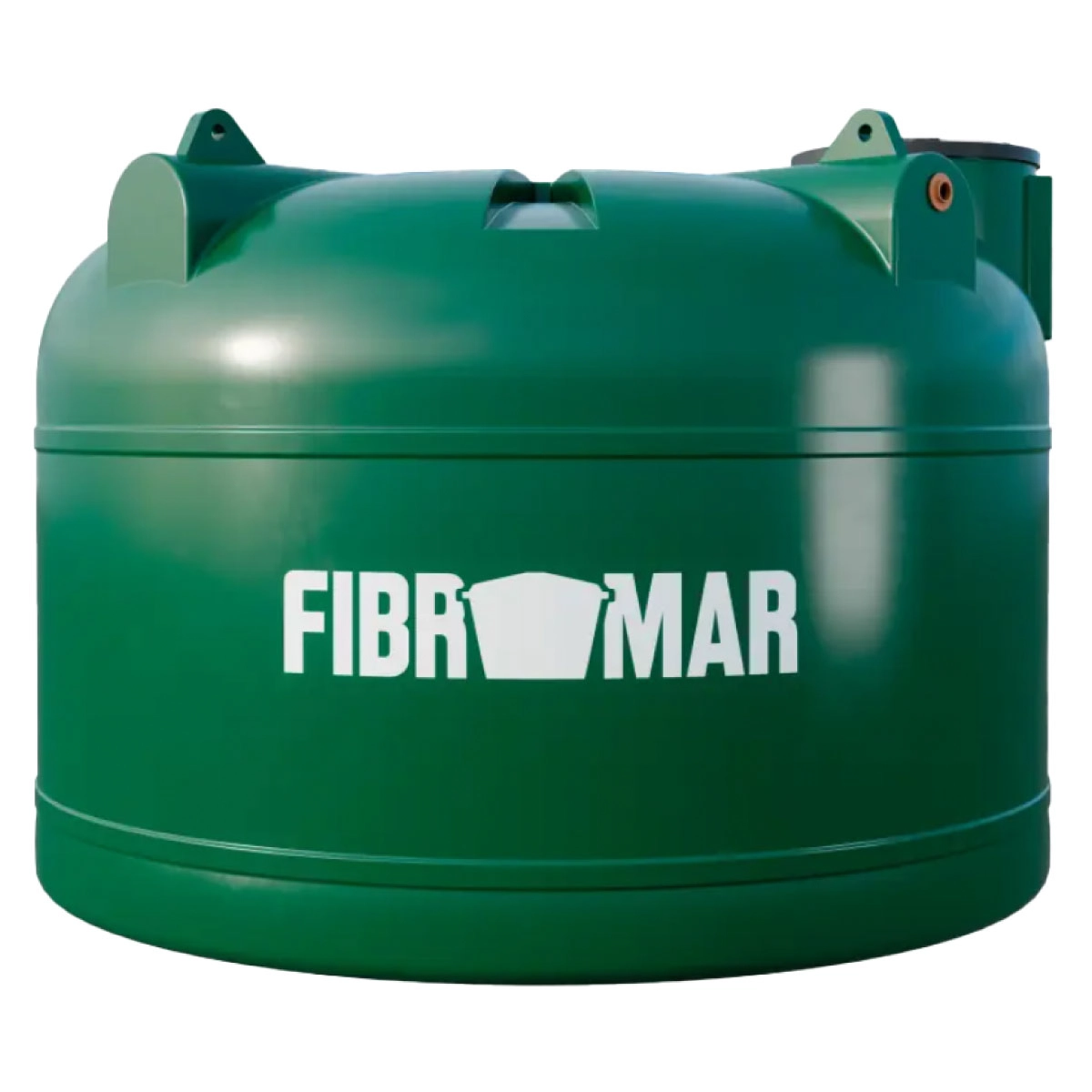 Caixa d Água Tanque 10.000L Verde Fibromar