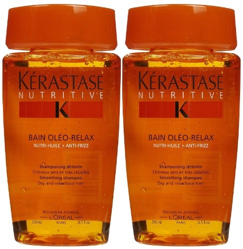 Kerastase Nutritive Bain Oleo Relax Smoothing Shampoo 8.5 Oz 2 Pk