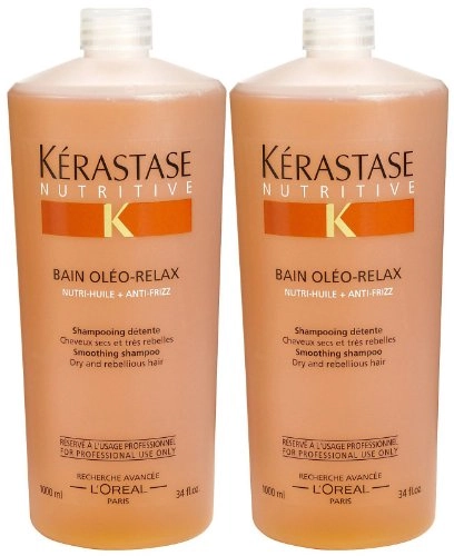 Kerastase Nutritive Bain Oleo Relax Smoothing Shampoo 34 Oz 2 Pk