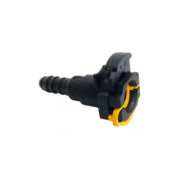 Conector Reto da Mangueira de Combustível 5/16 Pol.X5/16 Pol. Preto - TANCLICK QC150