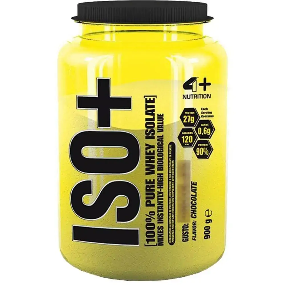 Whey Protein Isolado Morango Banana 4 Nutrition 900g