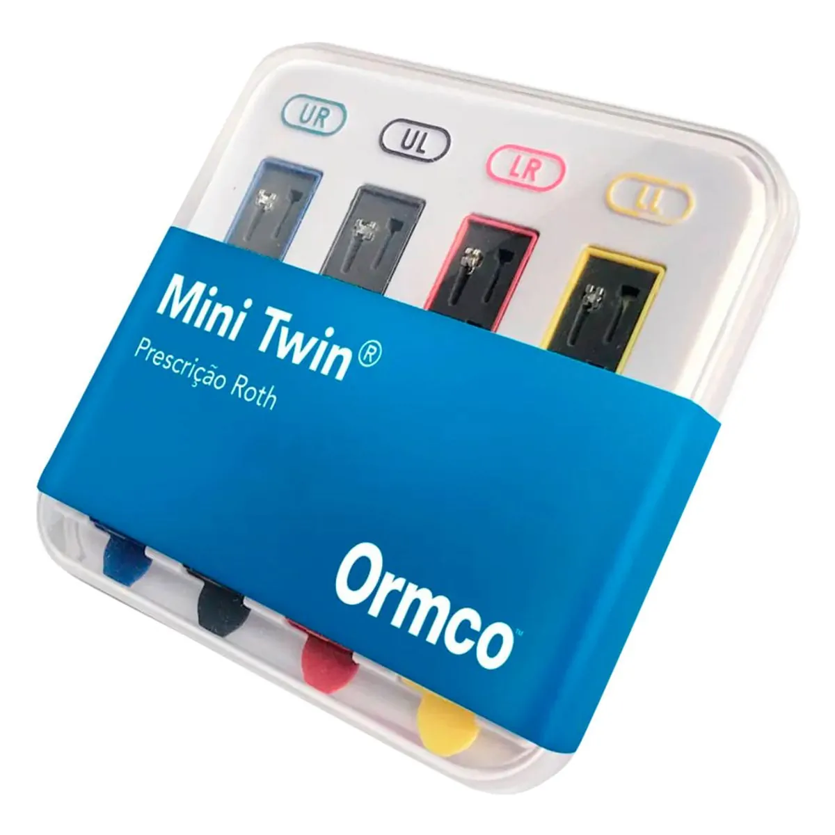 8.000.0023 Kit Bráquete de aço Mini Twin Roth .022 - Ormco