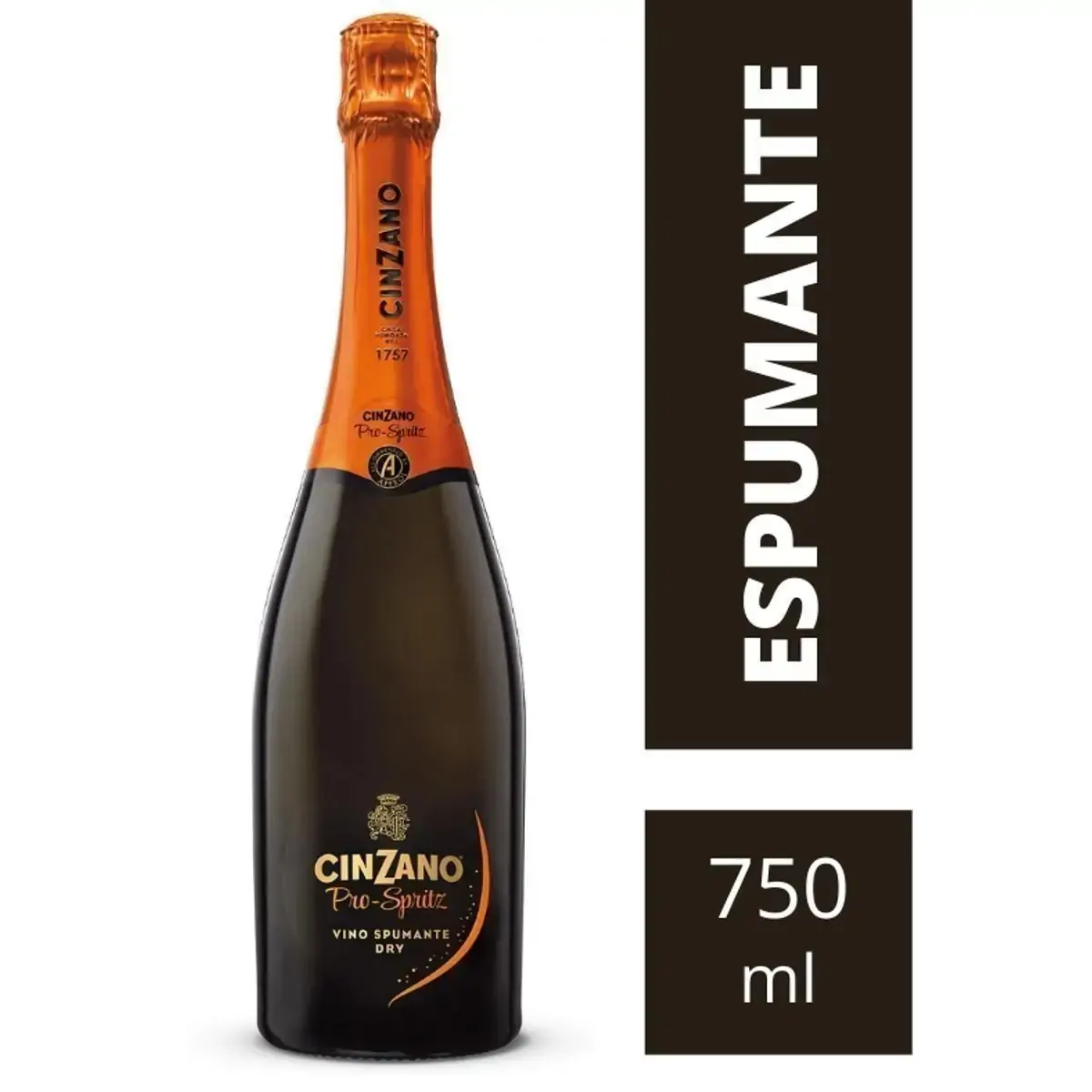 Espumante Italiano Branco Demi Sec Pro Spritz Cinzano Garganega Glera Garrafa 750ml