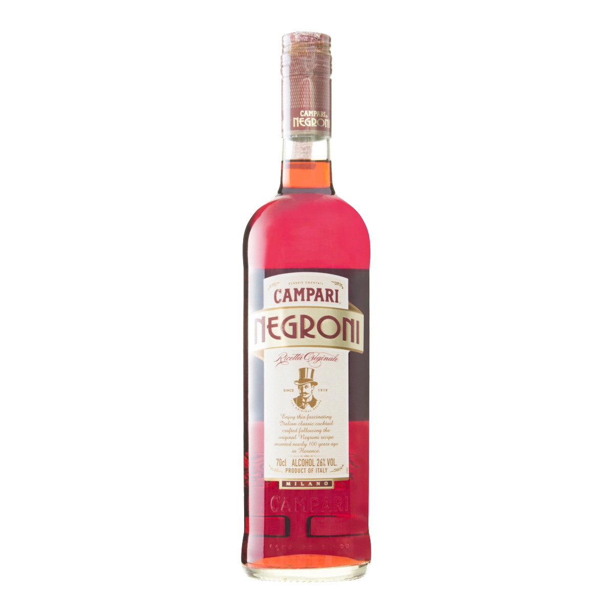 Coquetel Alcoólico Negroni Campari Garrafa 700ml