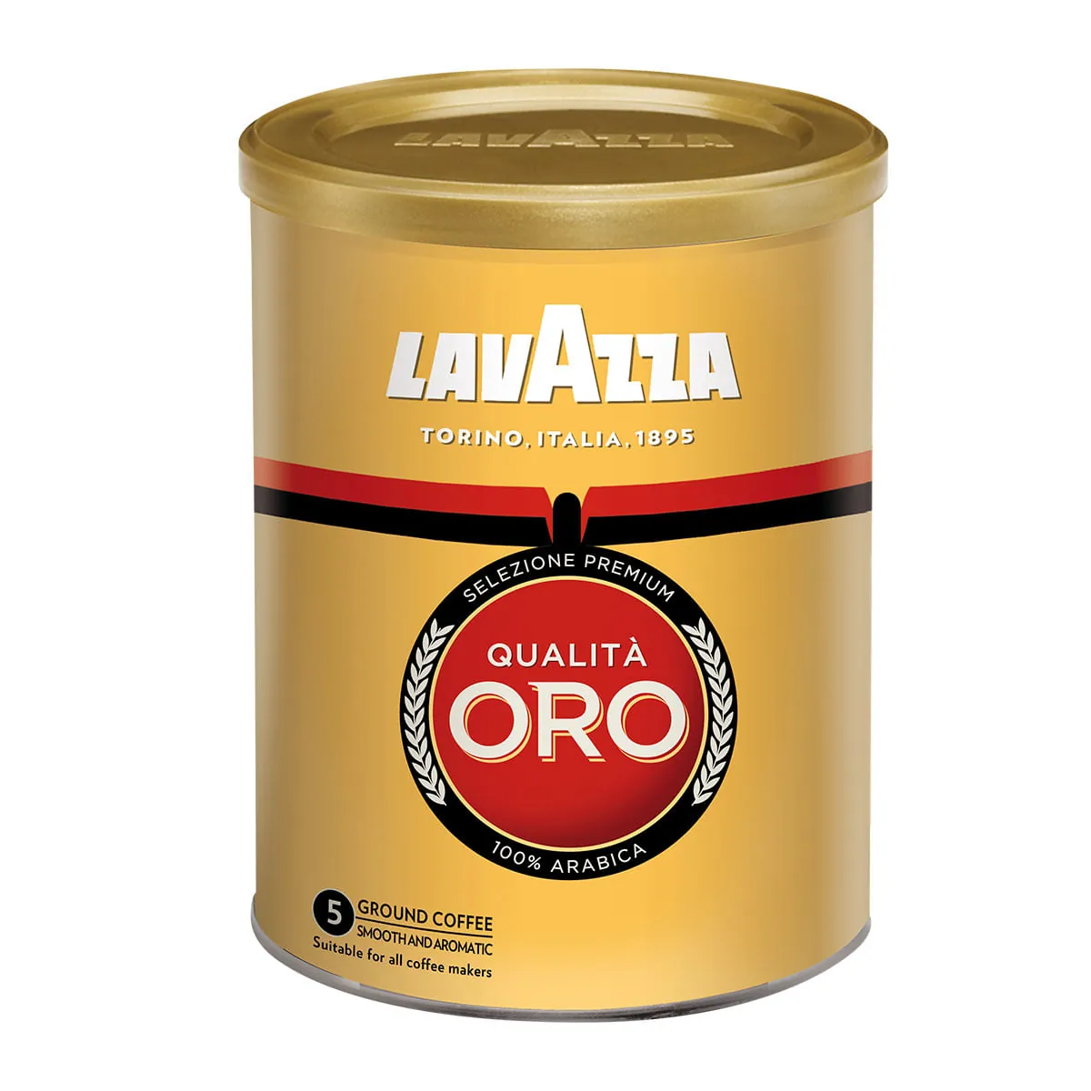 Café Torrado E Moído Lavazza Qualità Oro Lata 250g