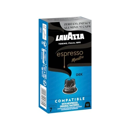 Café Em Cápsula Torrado E Moído Espresso Maestro Descafeinado Lavazza Caixa 58g 10 Unidades