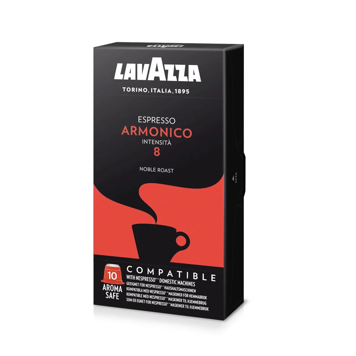 Café Em Cápsula Torrado E Moído Espresso Armonico Lavazza Caixa 50g 10 Unidades