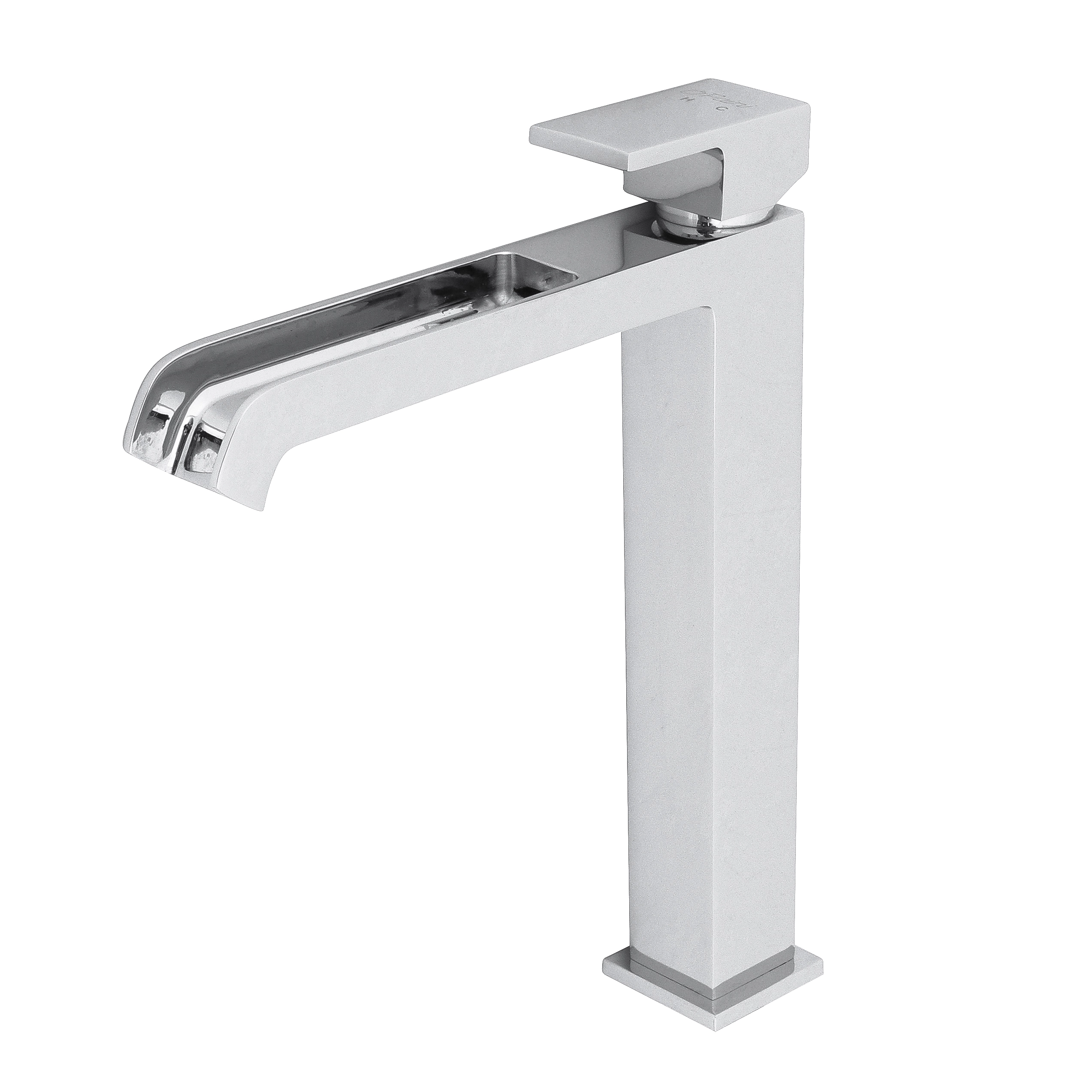 Torneira Monocomando para Pia de Banheiro Bica Alta Cromada Q Cascata Paini