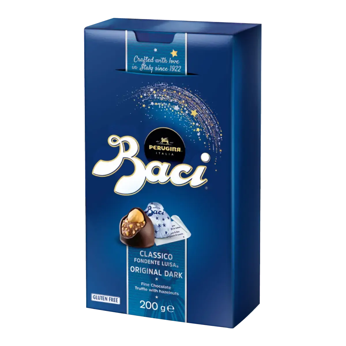 Perugina: Baci Set Of Three 7.05 Ounce Packages Classic, With Milk, White: 1 Each, Total 3 Packages