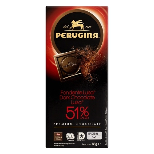 Chocolate Italiano Amargo 51 Cacau Perugina Premium Caixa 86g