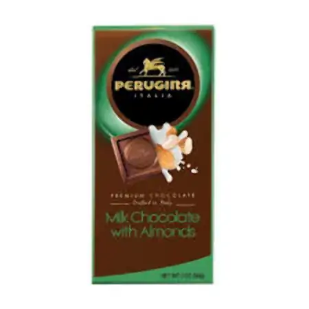 Chocolate Italiano Ao Leite 33 Cacau Com Pedaços De Amêndoas Caramelizadas Perugina Premium Caixa 86