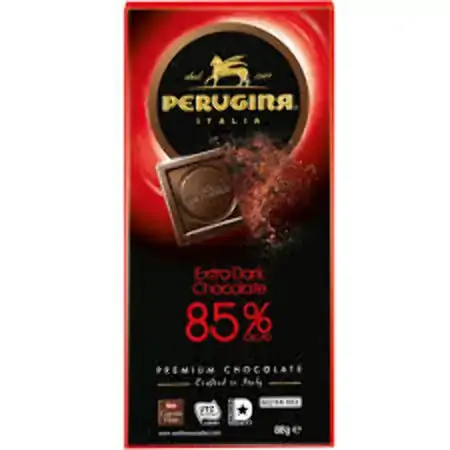 Chocolate Italiano Amargo 85 Cacau Extra Perugina Premium Caixa 86g