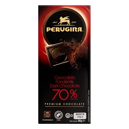 Chocolate Italiano Amargo 70 Cacau Perugina Premium Caixa 86g