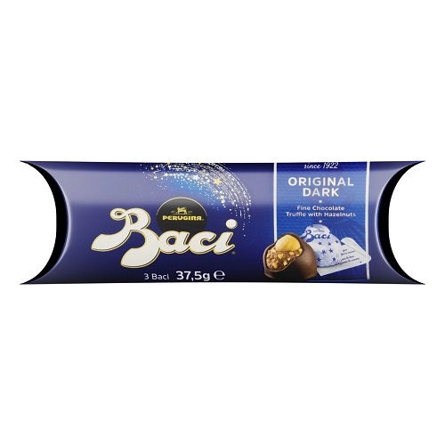 Bombom Amargo Perugina Baci Caixa 37,5g 3 Unidades