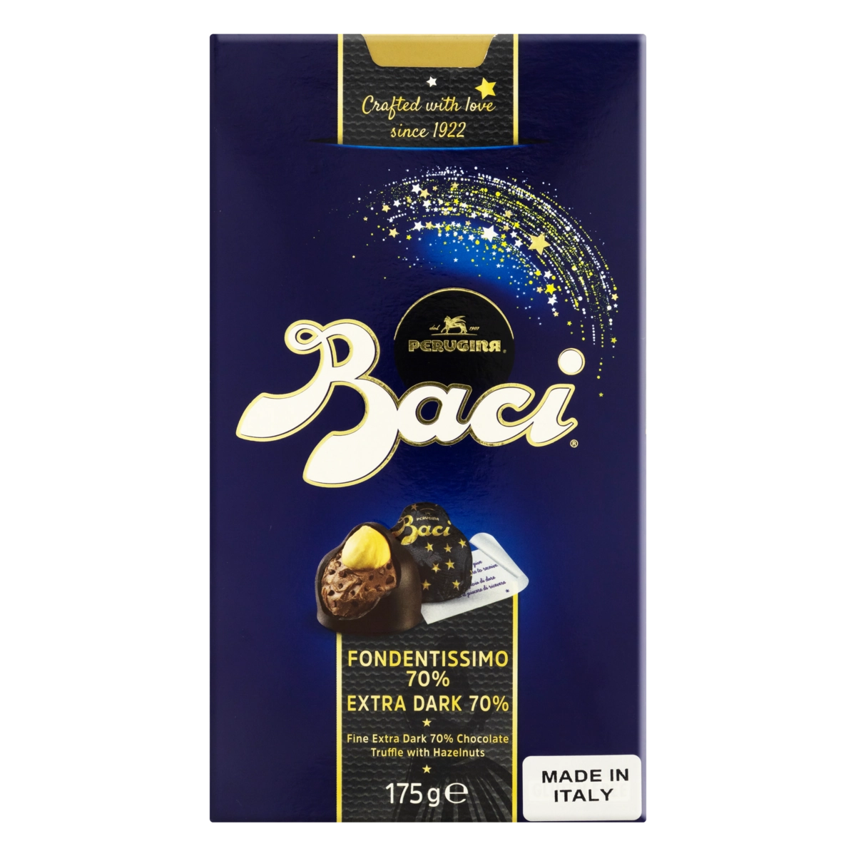 Bombom Italiano Amargo 70 Cacau Perugina Baci Caixa 175g